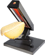 Raclette de queso derretida