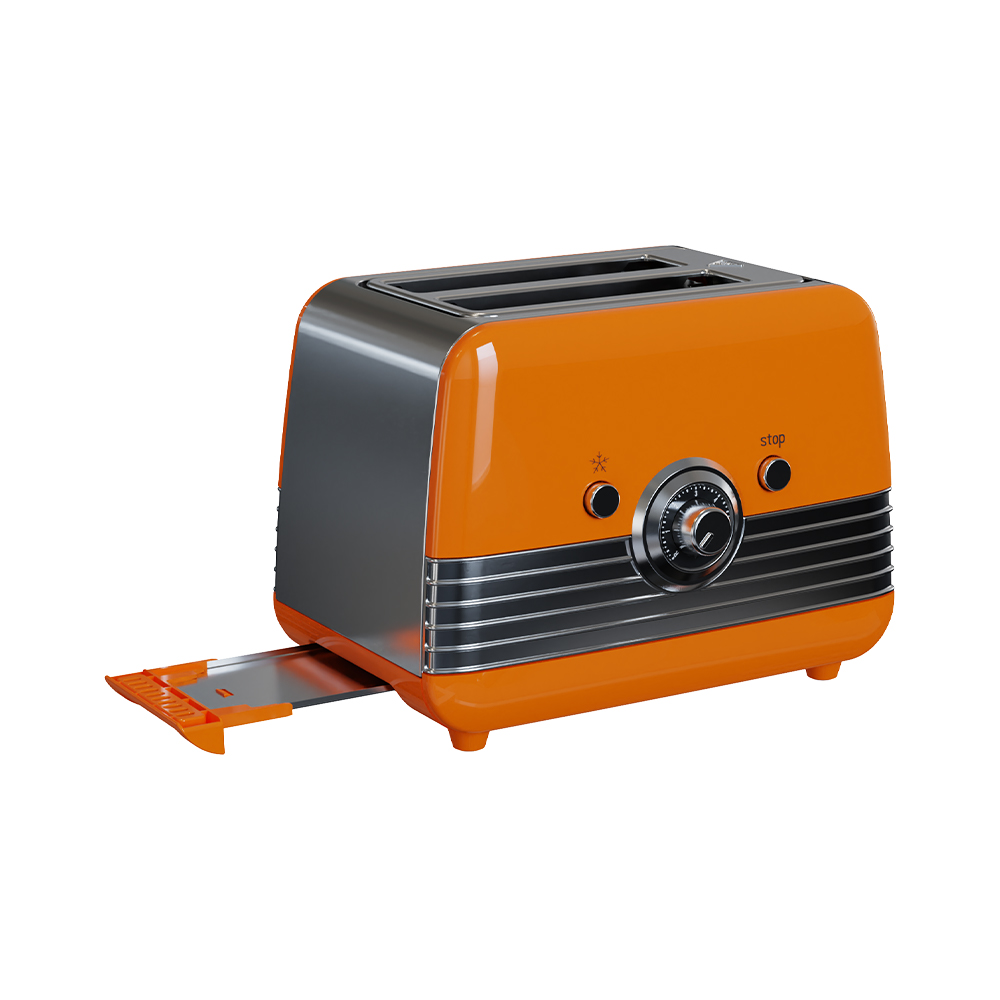Tostadora eléctrica estilo retro VS-T106 de 750 W