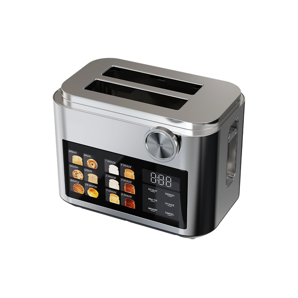 Tostadora automática emergente de acero inoxidable con pantalla táctil eléctrica VS-T009L