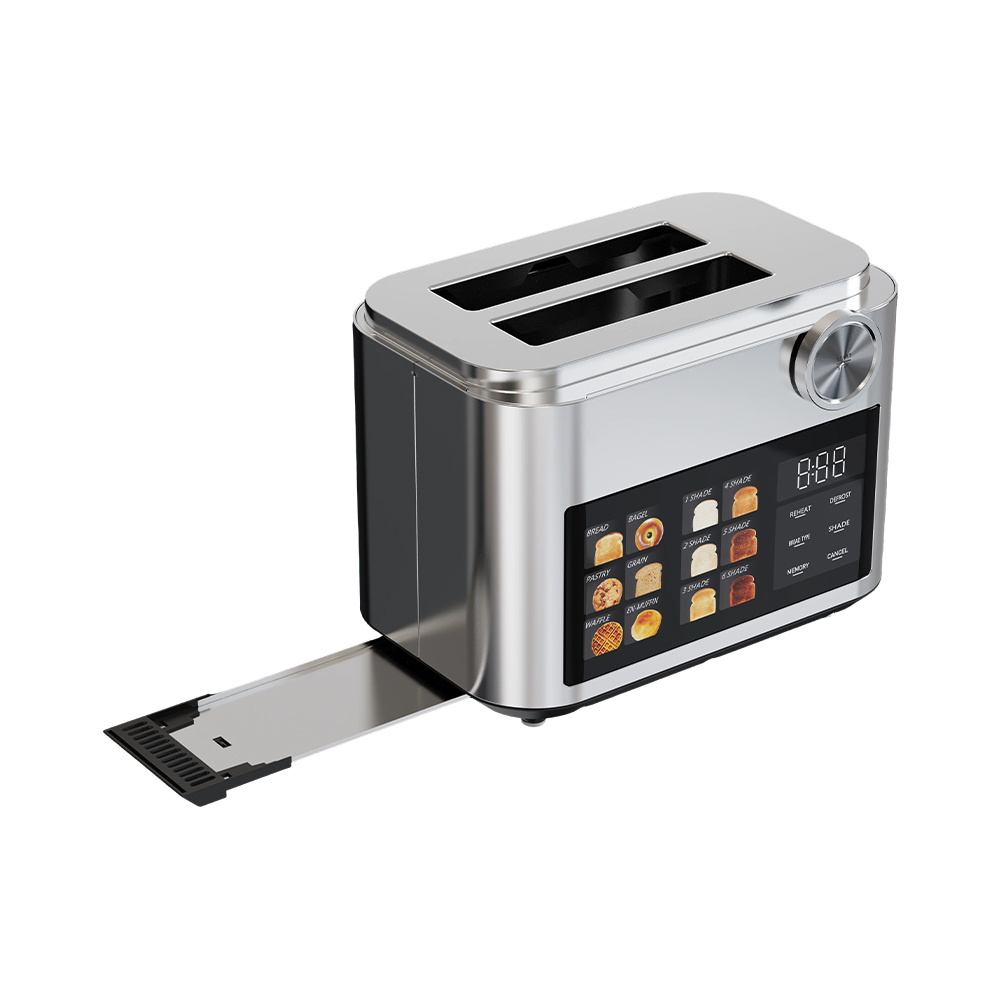 Tostadora automática emergente de acero inoxidable con pantalla táctil eléctrica VS-T009L