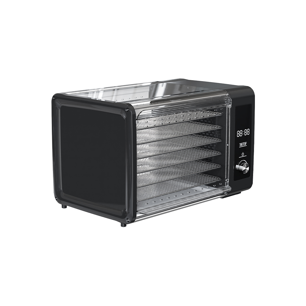 Deshidratador de alimentos con perilla mecánica de temperatura ajustable FD-379LE
