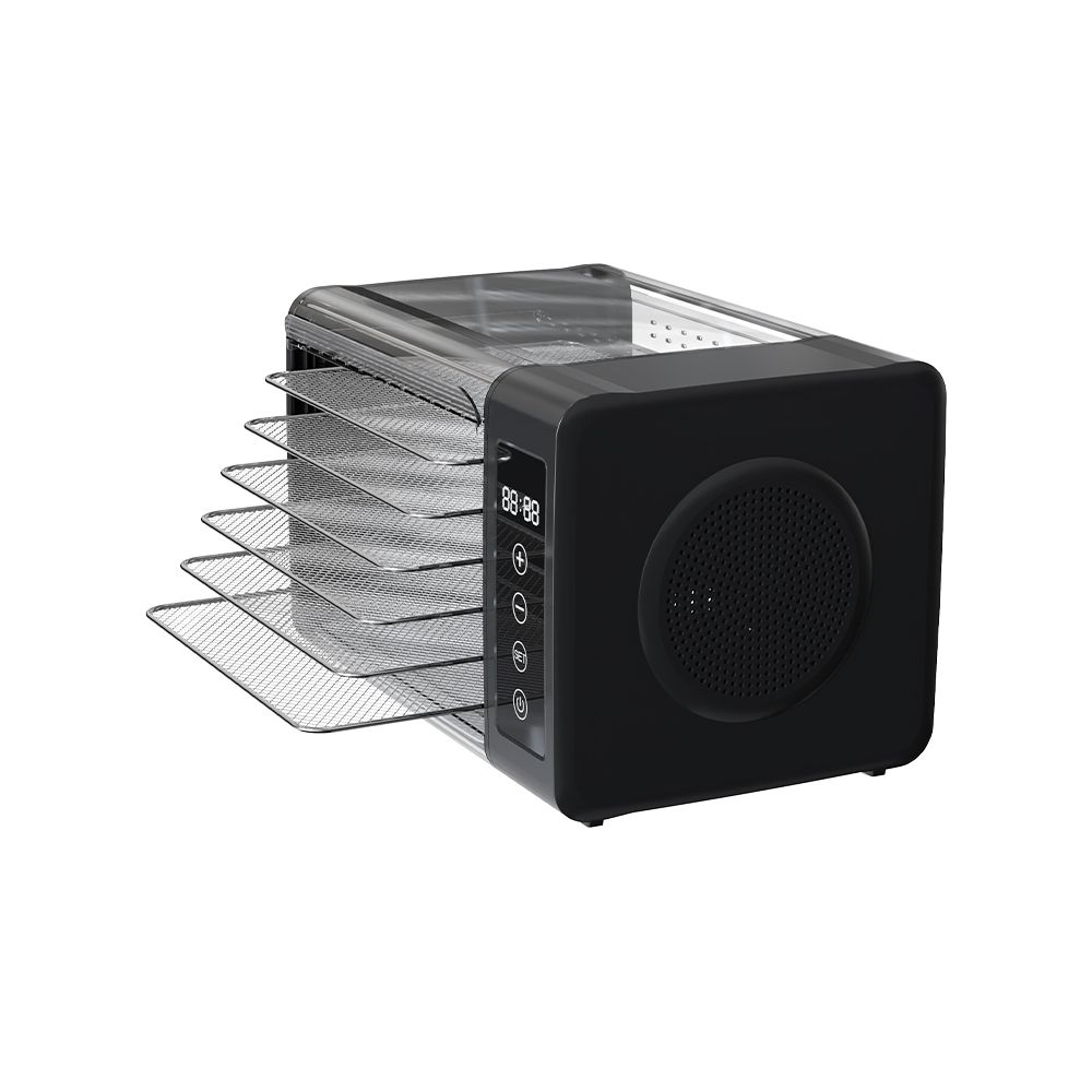 Deshidratador de alimentos con bandeja de polipropileno apilable de 6 capas FD-379L