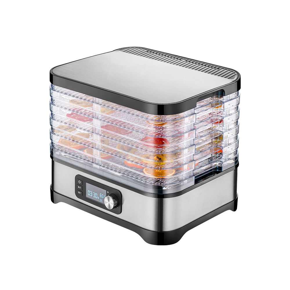 Deshidratador de alimentos con bandejas AS apilables de 5 niveles FD-996