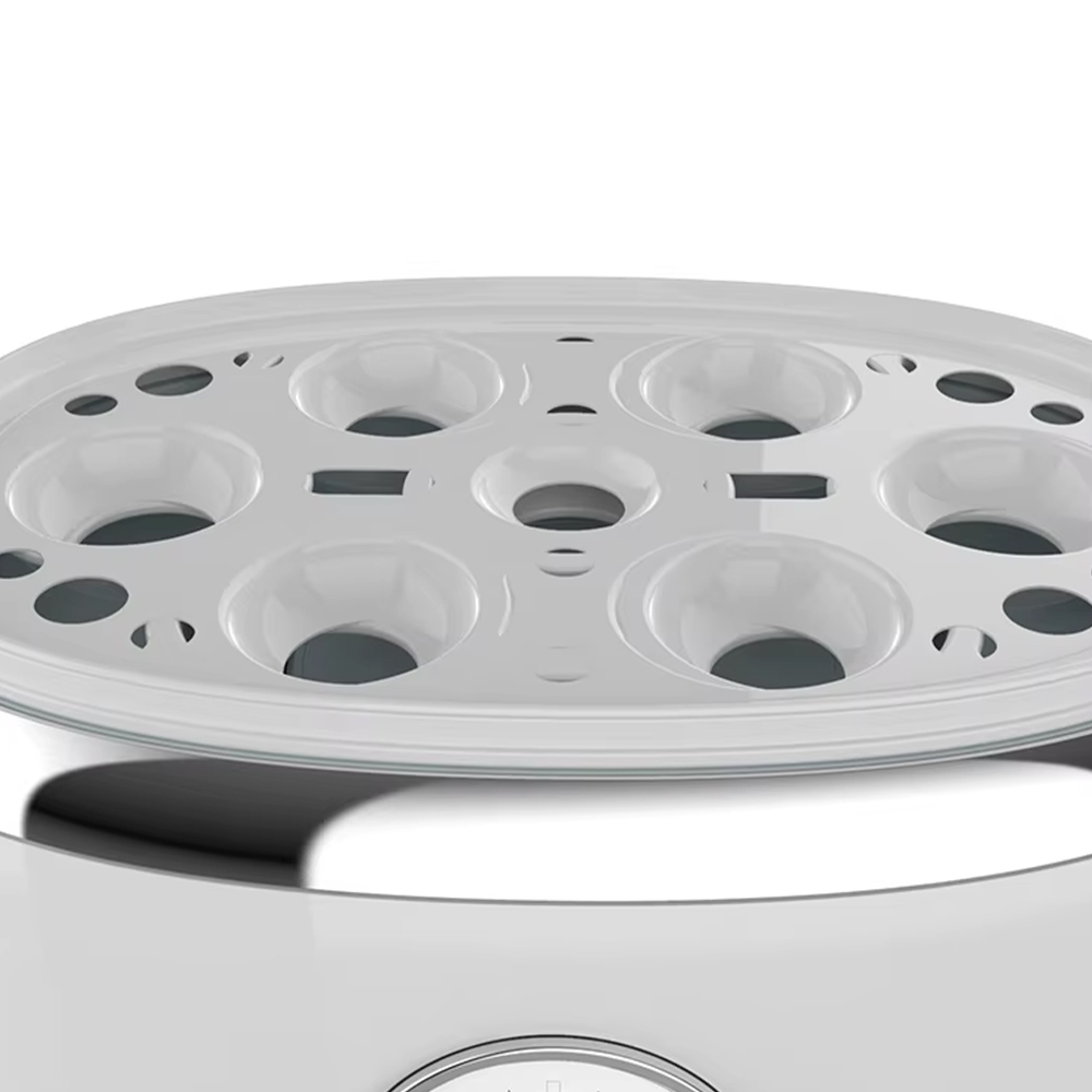 Olla eléctrica para huevos VS-E17T de 7 orificios con temporizador