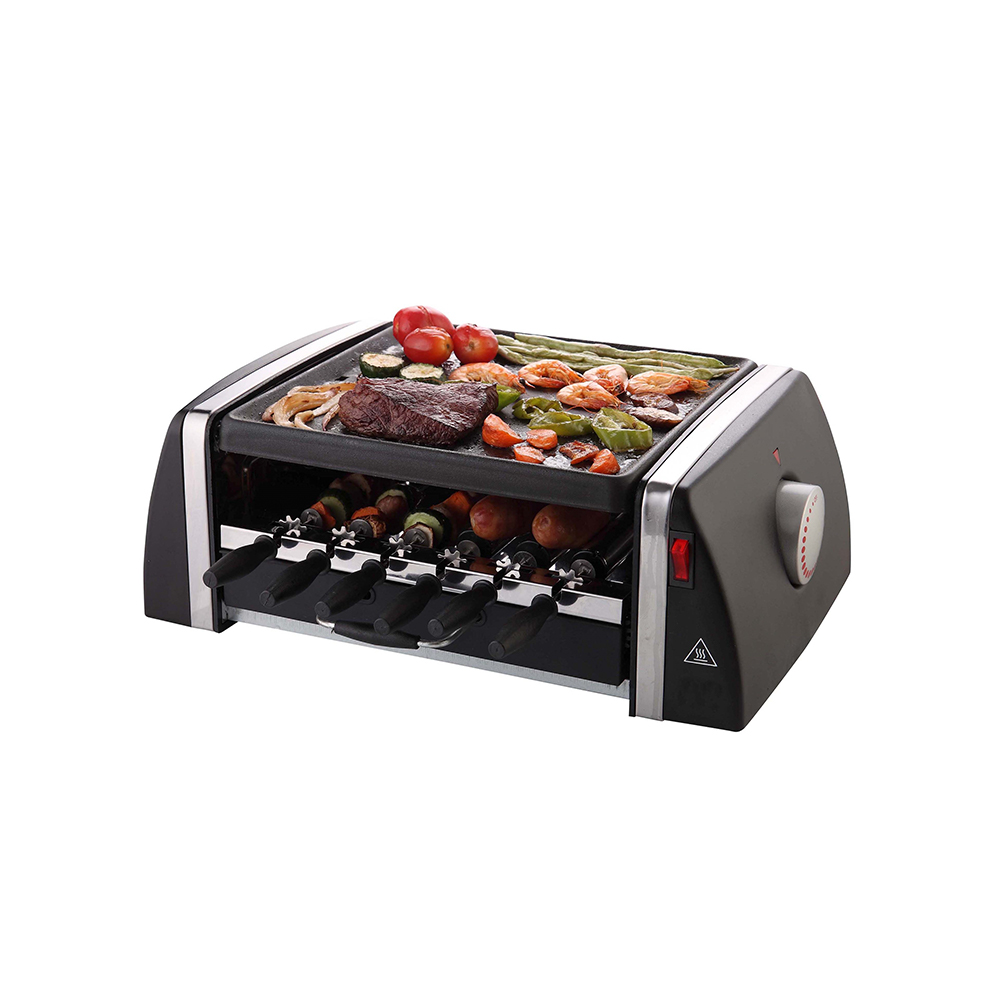 Parrilla de mesa con multiparrilla SC-T666 / 3 en 1 