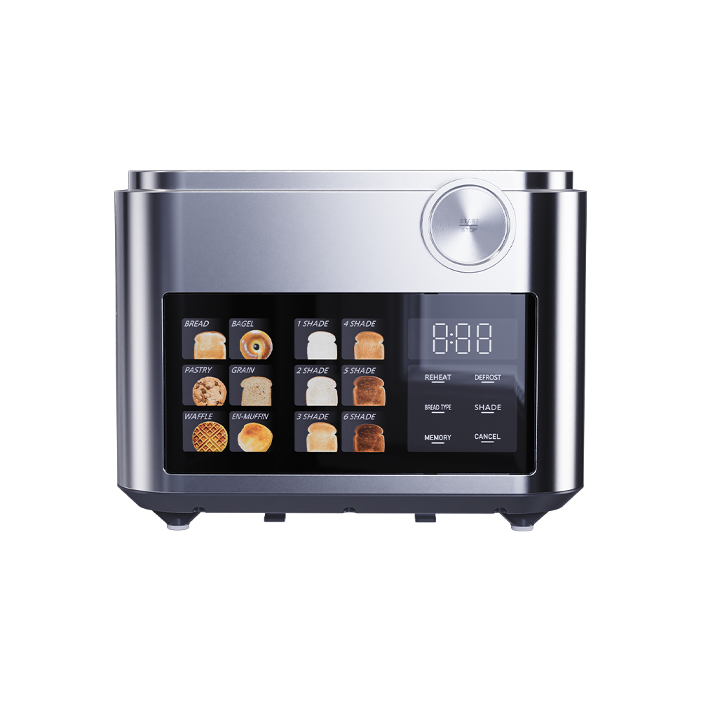 Tostadora automática emergente de acero inoxidable con pantalla táctil eléctrica VS-T009L