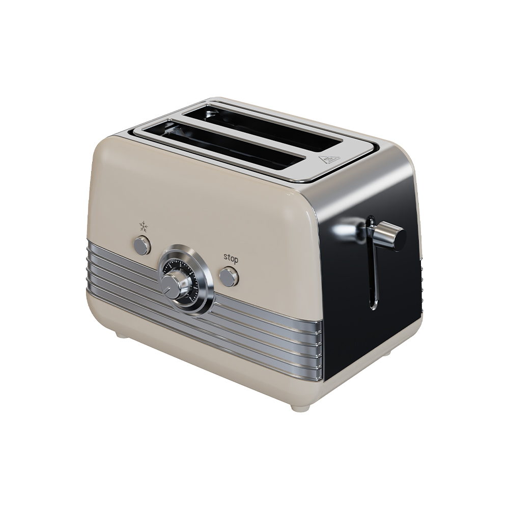 Tostadora eléctrica estilo retro VS-T106 de 750 W