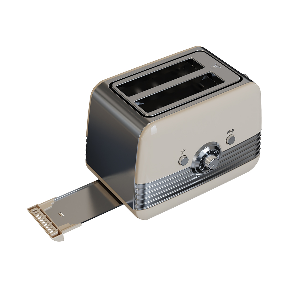Tostadora eléctrica estilo retro VS-T106 de 750 W