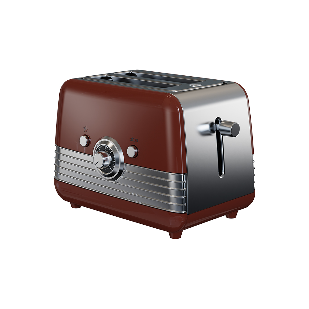 Tostadora eléctrica estilo retro VS-T106 de 750 W