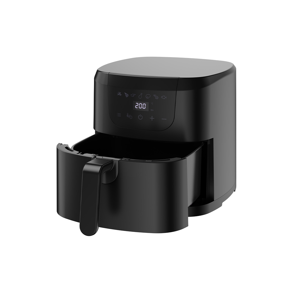 Freidora de aire mecánica VS-588L con panel táctil digital fácil de usar con cesta