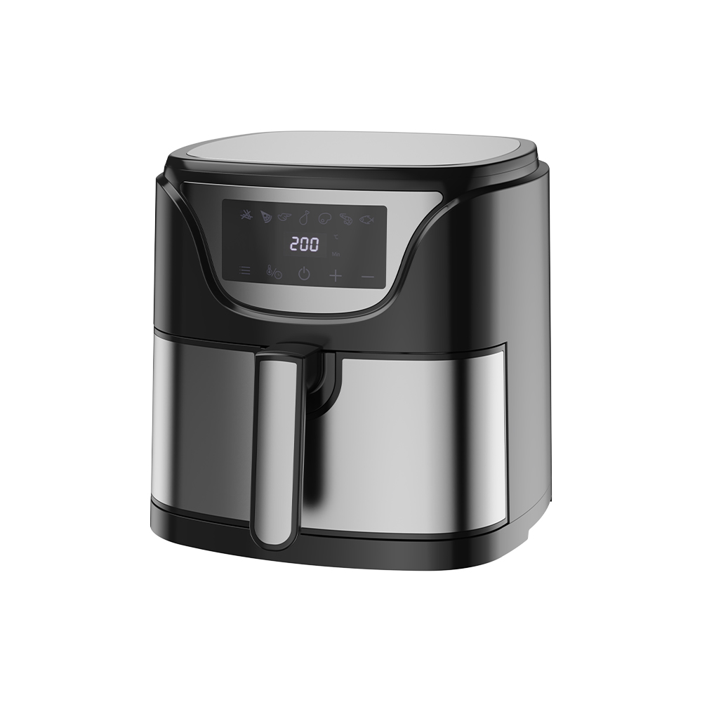 Freidora de aire digital VS-615LS con panel táctil fácil con rejilla para cocinar al vapor