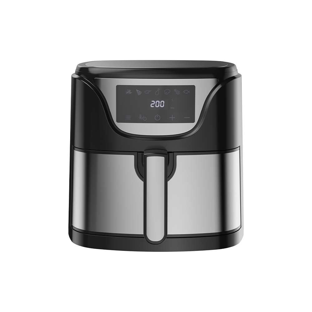 Freidora de aire digital VS-615LS con panel táctil fácil con rejilla para cocinar al vapor