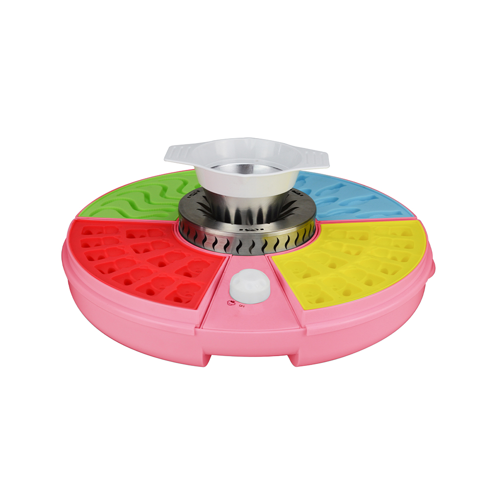Máquina para hacer gomitas de caramelo GC-128G de 100 W con 4 bandejas de PP