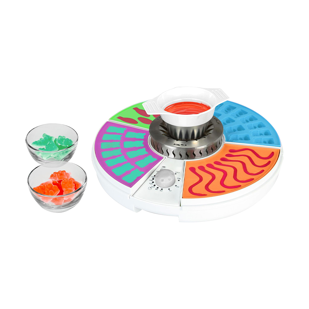 GC-128 Máquina para hacer caramelos de goma con calentamiento de cuarzo de 200 W