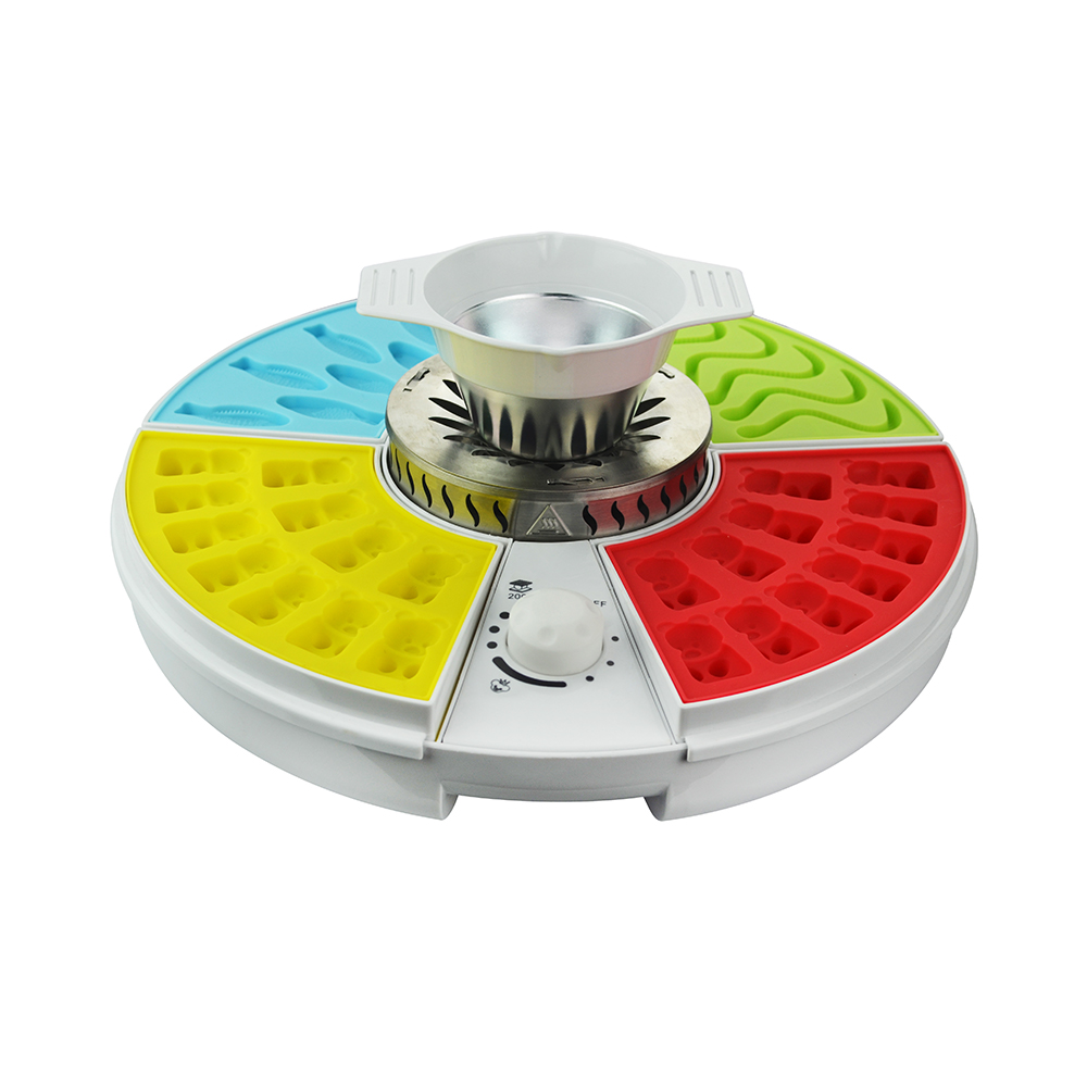 GC-128 Máquina para hacer caramelos de goma con calentamiento de cuarzo de 200 W