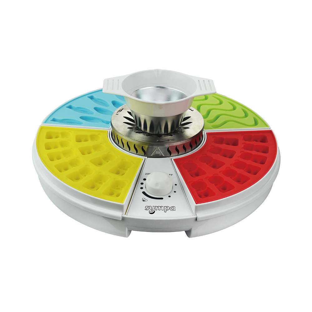 GC-128 Máquina para hacer caramelos de goma con calentamiento de cuarzo de 200 W