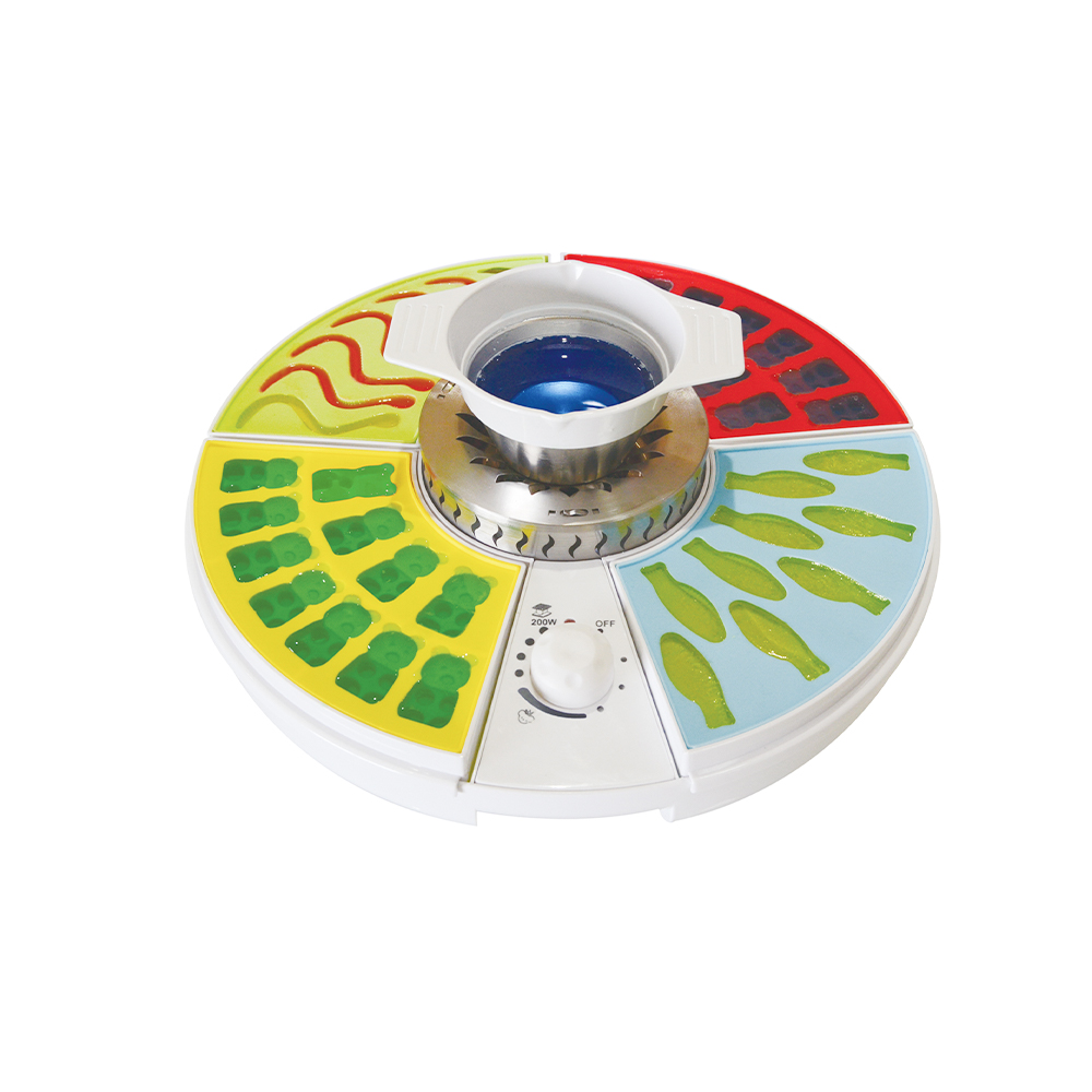 GC-128 Máquina para hacer caramelos de goma con calentamiento de cuarzo de 200 W