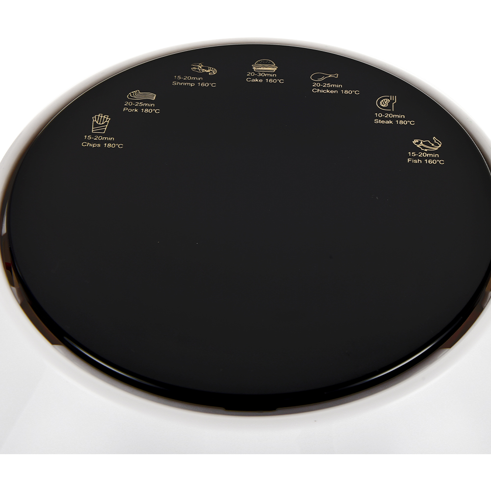 Freidora de aire mecánica VS-8080L con panel de control digital fácil de tocar con cesta de 2,6 L