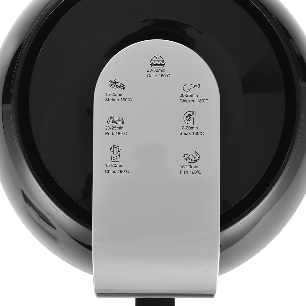 Freidora de aire mecánica VS-155L con panel de control digital fácil de tocar con cesta de 2,6 L 