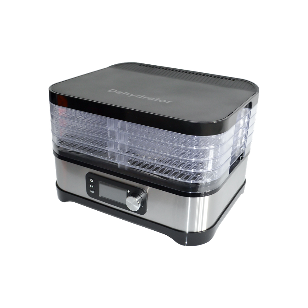 Deshidratador de alimentos con bandejas AS apilables de 5 niveles FD-996