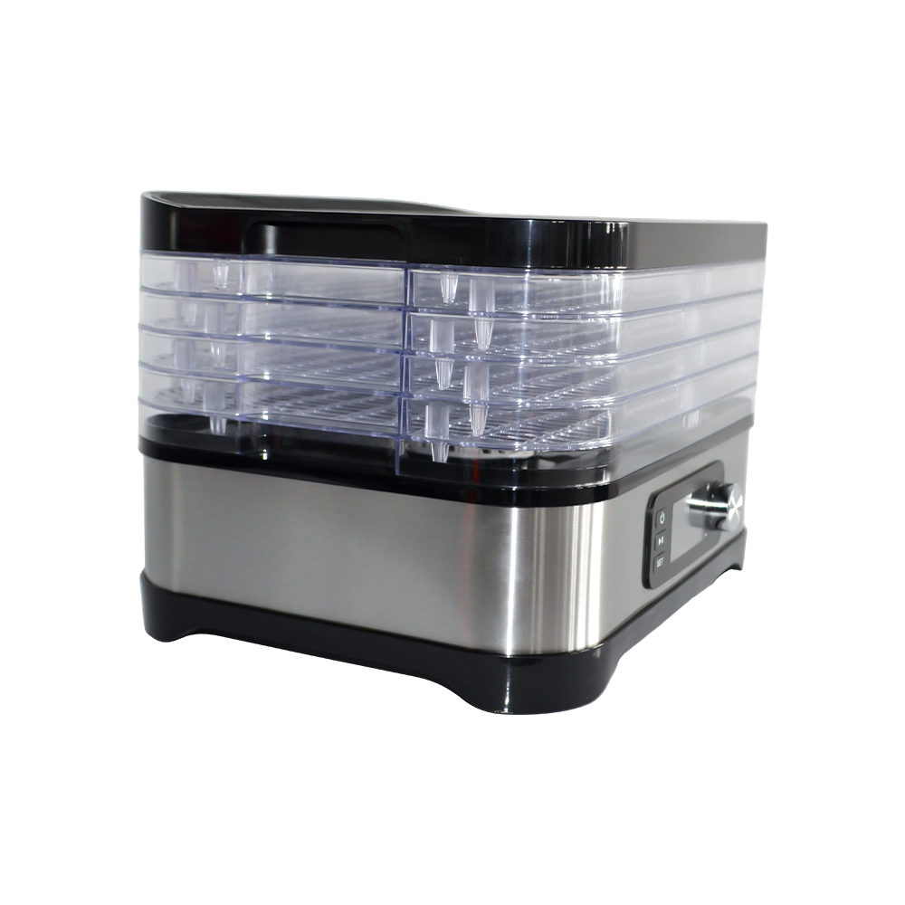 Deshidratador de alimentos con bandejas AS apilables de 5 niveles FD-996