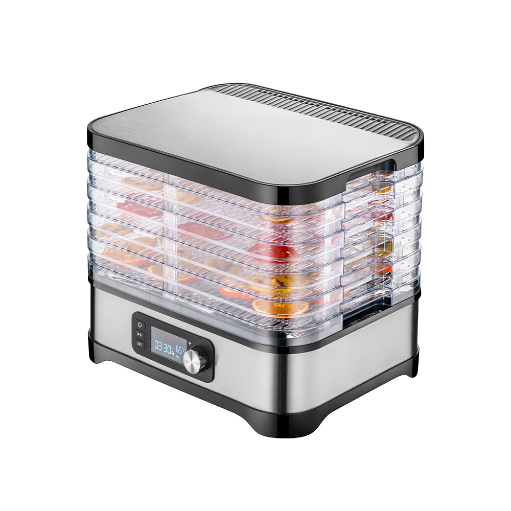 Deshidratador de alimentos con bandejas AS apilables de 5 niveles FD-996