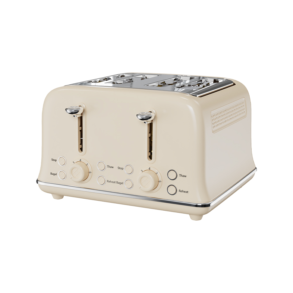 Tostadora eléctrica de acero inoxidable de 4 piezas VS-2329