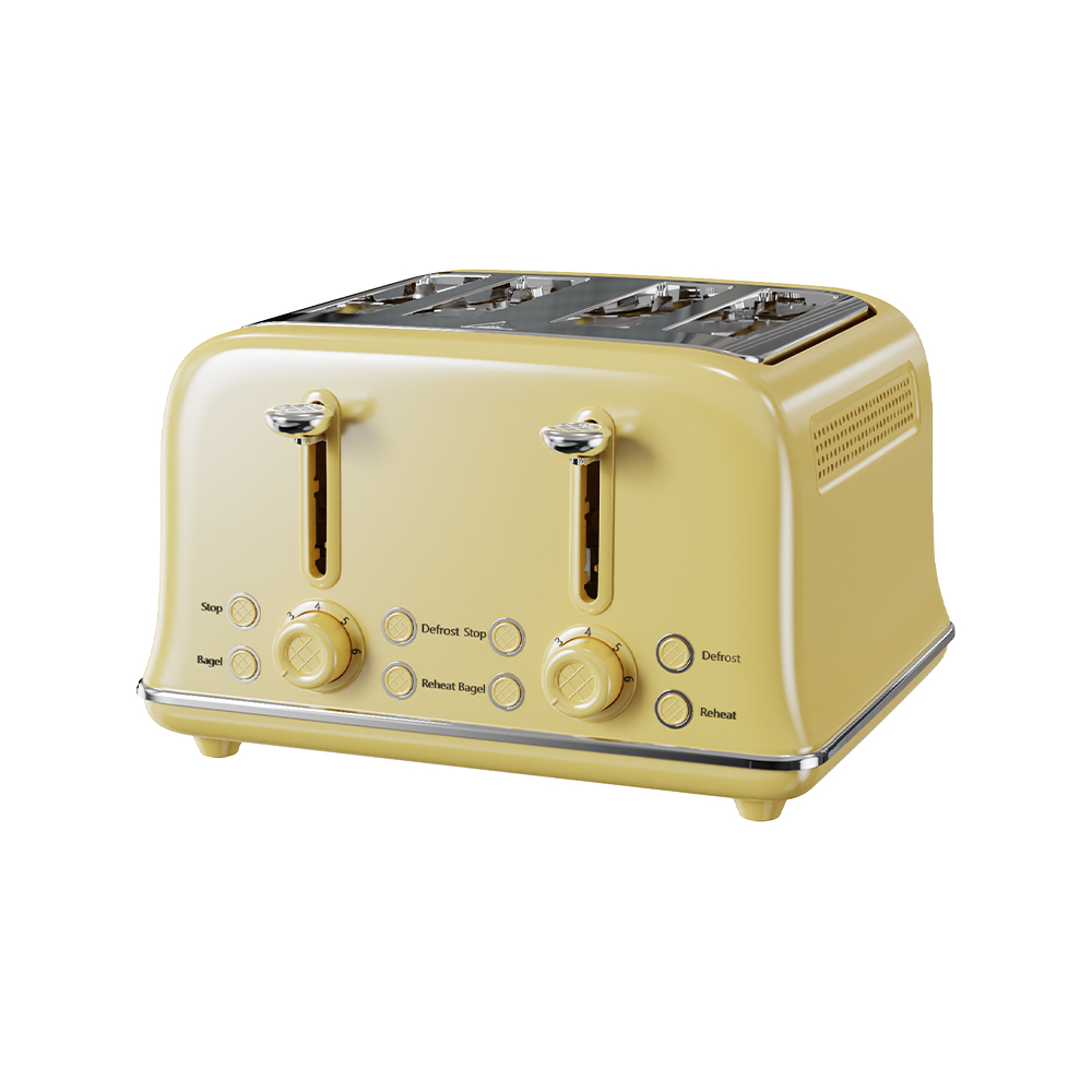 Tostadora eléctrica de acero inoxidable de 4 piezas VS-2329