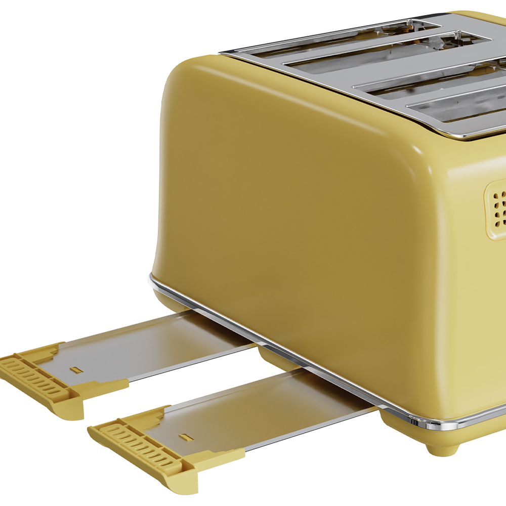 Tostadora eléctrica de acero inoxidable de 4 piezas VS-2329