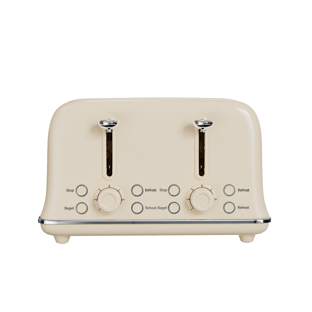 Tostadora eléctrica de acero inoxidable de 4 piezas VS-2329
