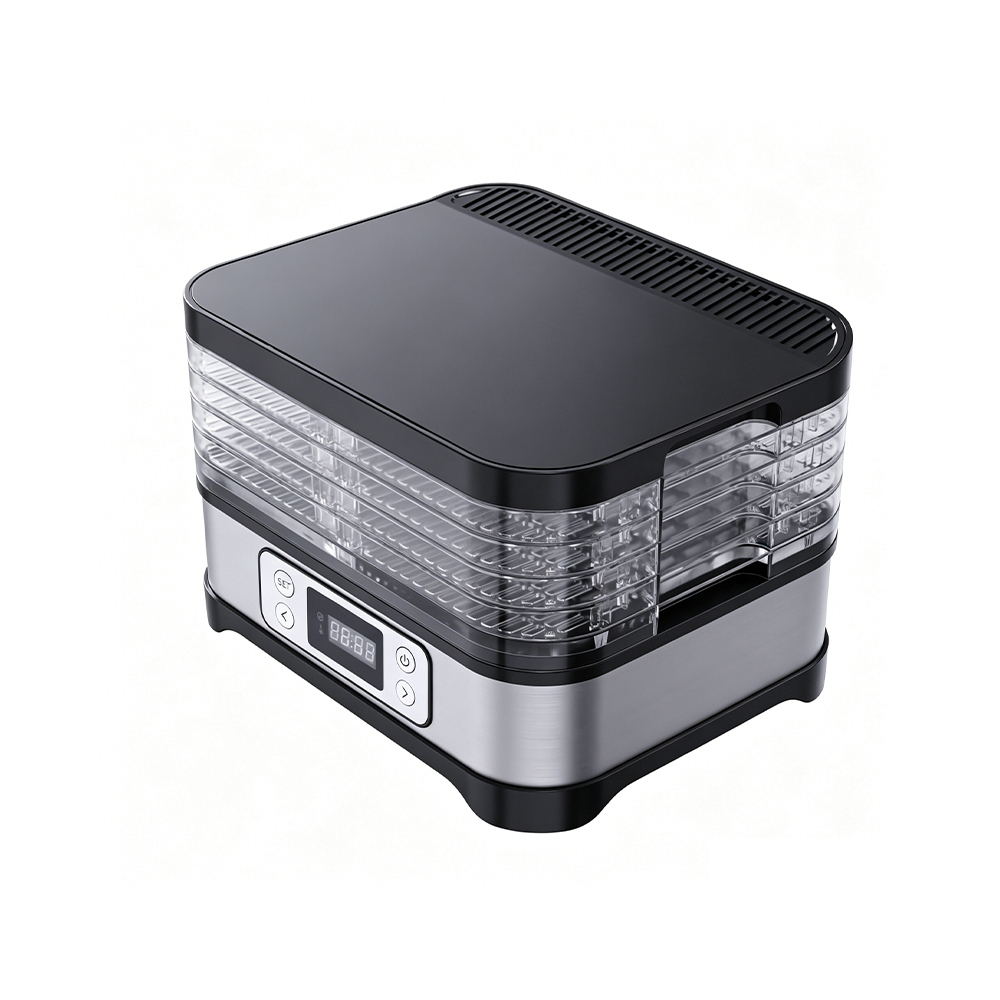 Deshidratador de alimentos doméstico de plástico eléctrico totalmente automático FD-811