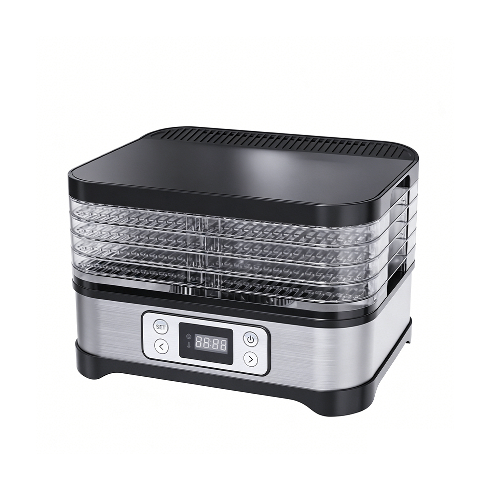 Deshidratador de alimentos doméstico de plástico eléctrico totalmente automático FD-811