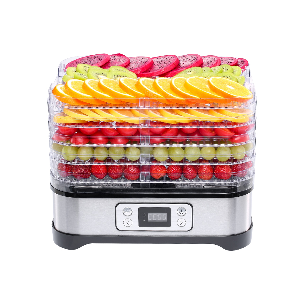 Deshidratador de alimentos doméstico de plástico eléctrico totalmente automático FD-811
